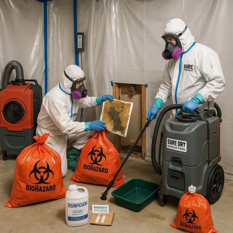 Contaminated Water Handling Protocols process in Paradise, CA