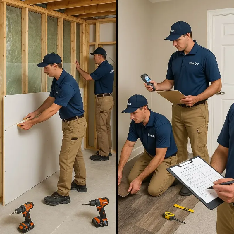Repairs and Reconstruction process in Paradise, CA
