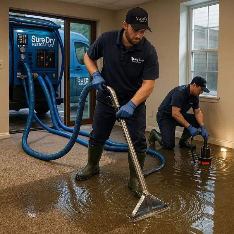 Water Extraction and Removal process in Paradise, CA